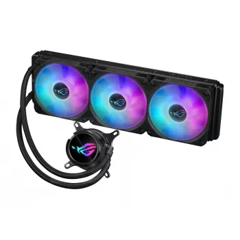 ASUS ROG Strix LC III 360 ARGB procesoriaus skysčio aušinimo rinkinys 12 cm Juoda