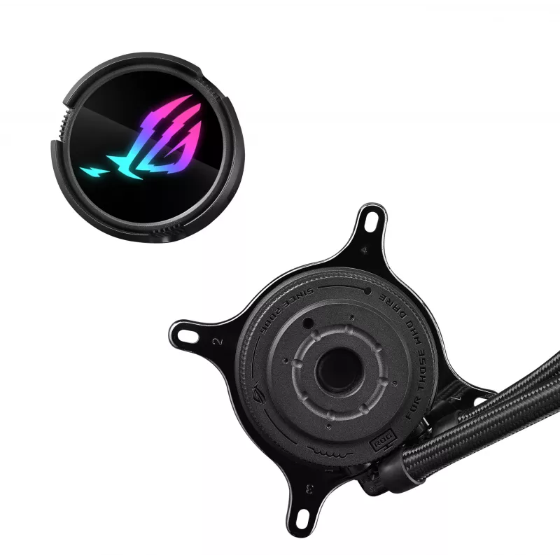 ASUS ROG Strix LC III 360 ARGB procesoriaus skysčio aušinimo rinkinys 12 cm Juoda