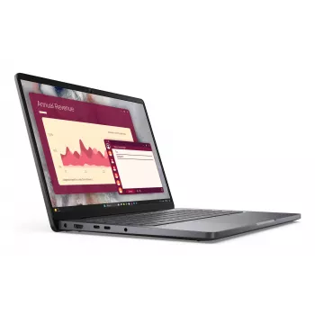 DELL Pro 14 PC14250 Intel Core 5 120U Nešiojamasis kompiuteris 35,6 cm (14 colių) Full HD+ 16 GB DDR5-SDRAM 512 GB SSD Wi-Fi 6E (802.11ax) Windows 11 Pro Vokiška Juoda