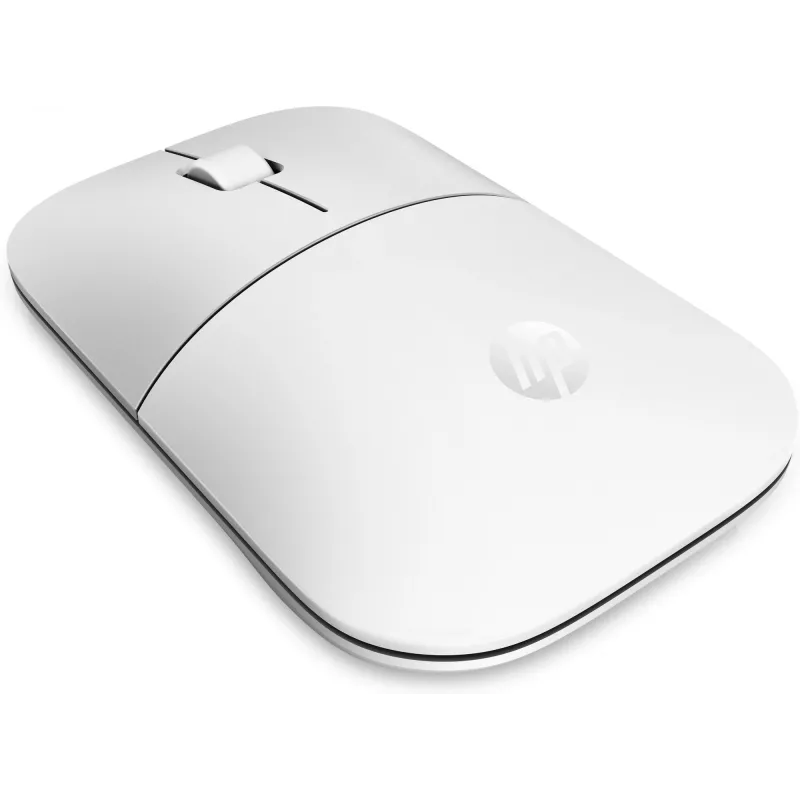 HP Z3700 belaidė pelė, keraminė balta, ambidekstrinė, optinė, RF belaidė, 1200 DPI, sidabrinė, balta