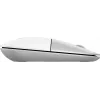 HP Z3700 belaidė pelė, keraminė balta, ambidekstrinė, optinė, RF belaidė, 1200 DPI, sidabrinė, balta