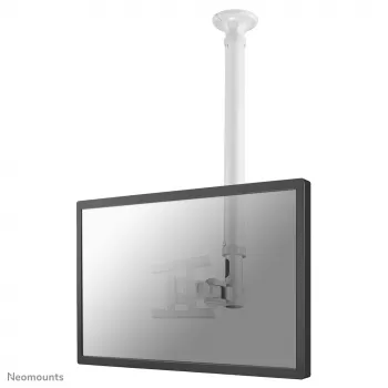 Neomounts FPMA-C100WHITE Monitoriaus / televizoriaus laikiklis prie lubų 10-30 col. – aukštis 79-129 cm