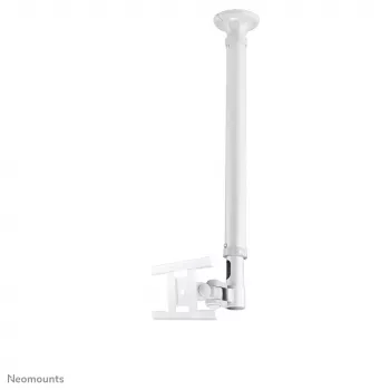 Neomounts FPMA-C100WHITE Monitoriaus / televizoriaus laikiklis prie lubų 10-30 col. – aukštis 79-129 cm