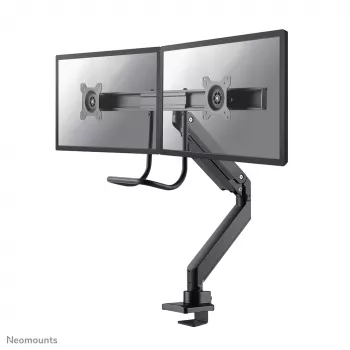 Neomounts NM-D775DXBLACK Monitorinis laikiklis 10-32 colių - dujinė spyruoklė - Topfix - 180° stabdymas