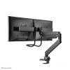 Neomounts NM-D775DXBLACK Monitorinis laikiklis 10-32 colių - dujinė spyruoklė - Topfix - 180° stabdymas