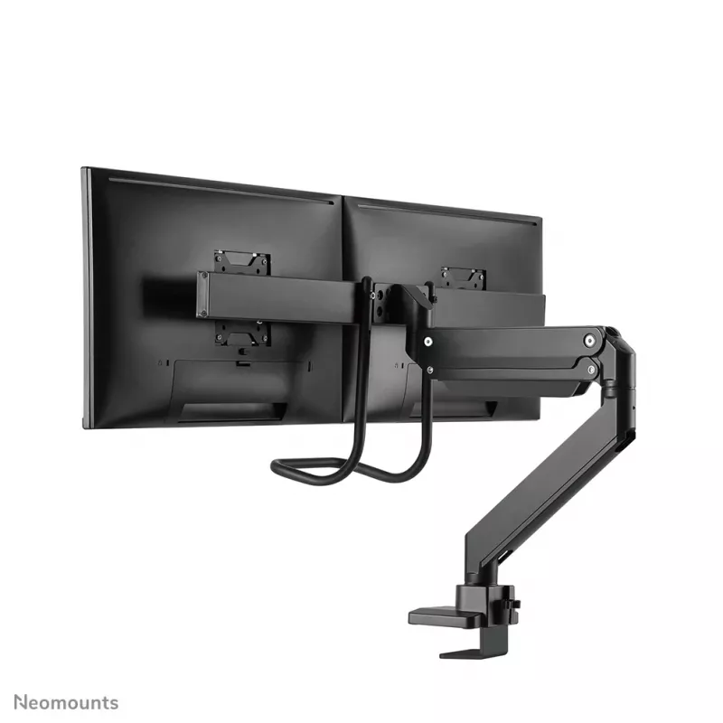 Neomounts NM-D775DXBLACK Monitorinis laikiklis 10-32 colių - dujinė spyruoklė - Topfix - 180° stabdymas