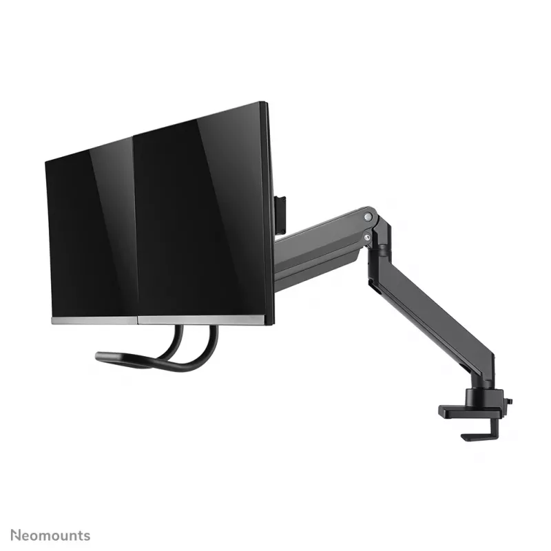 Neomounts NM-D775DXBLACK Monitorinis laikiklis 10-32 colių - dujinė spyruoklė - Topfix - 180° stabdymas