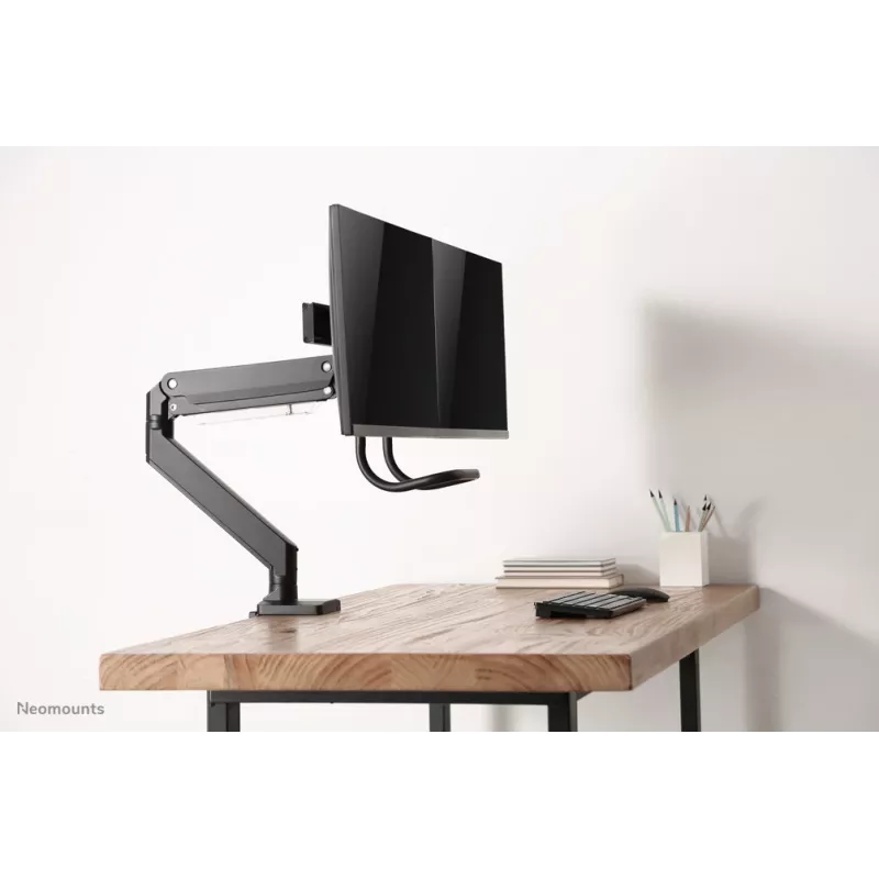 Neomounts NM-D775DXBLACK Monitorinis laikiklis 10-32 colių - dujinė spyruoklė - Topfix - 180° stabdymas