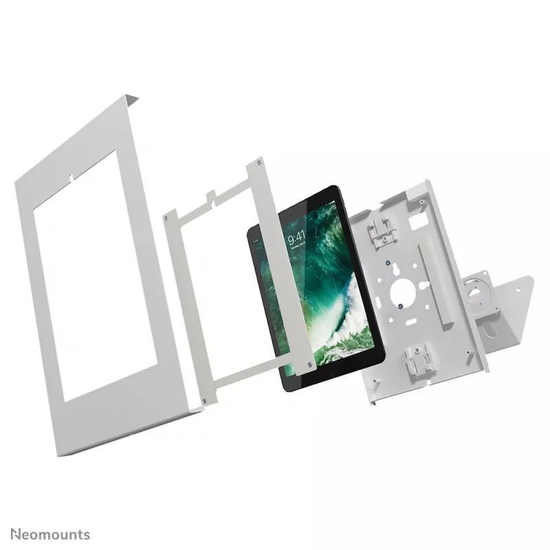 Neomounts DS15-630WH1 planšetės stovas stalui ir sienai 9,7–11 colių - užrakinamas