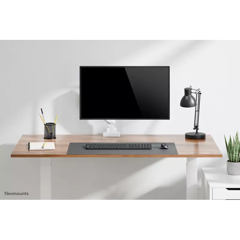 Neomounts DS70-450WH1 Monitorinis laikiklis 17-42 colių - dujinė spyruoklė - Topfix - 180° stabdiklis