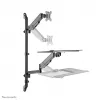 Sieninis sėdimos-stovimos darbo vietos modulis Neomounts WL90-325BL1 maks. svoris 9 kg
