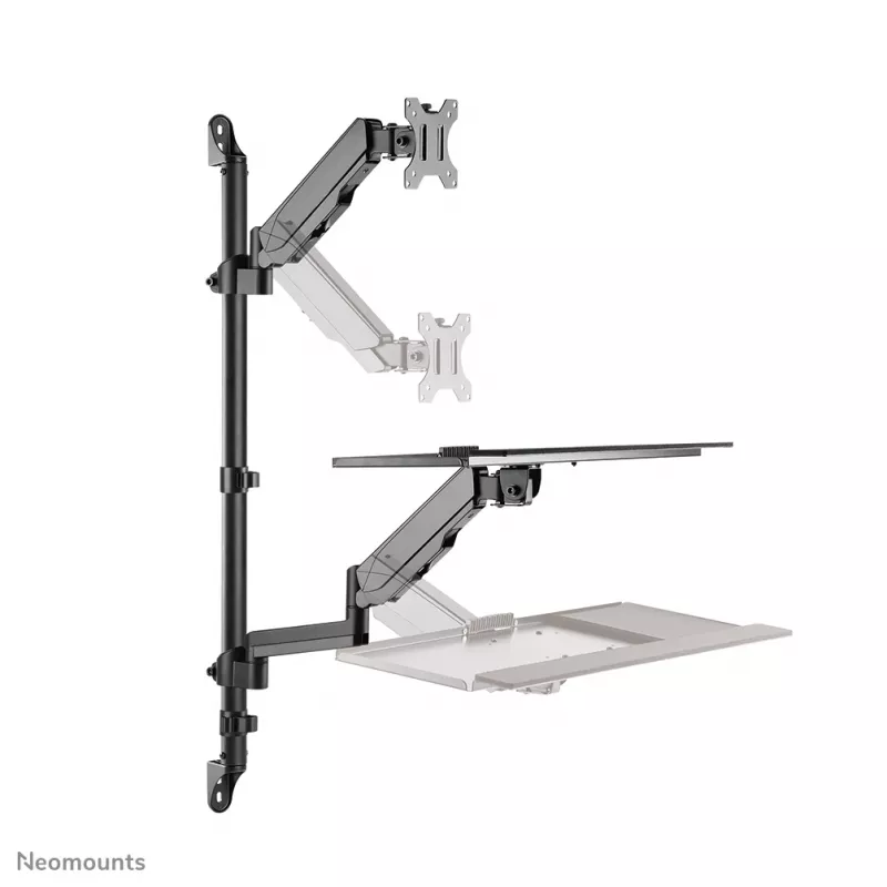 Sieninis sėdimos-stovimos darbo vietos modulis Neomounts WL90-325BL1 maks. svoris 9 kg