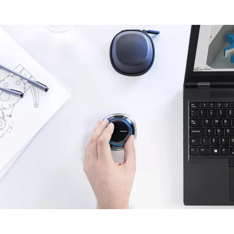 Pelė 3Dconnexion SpaceMouse Office RF Wireless + Bluetooth + USB Type-A