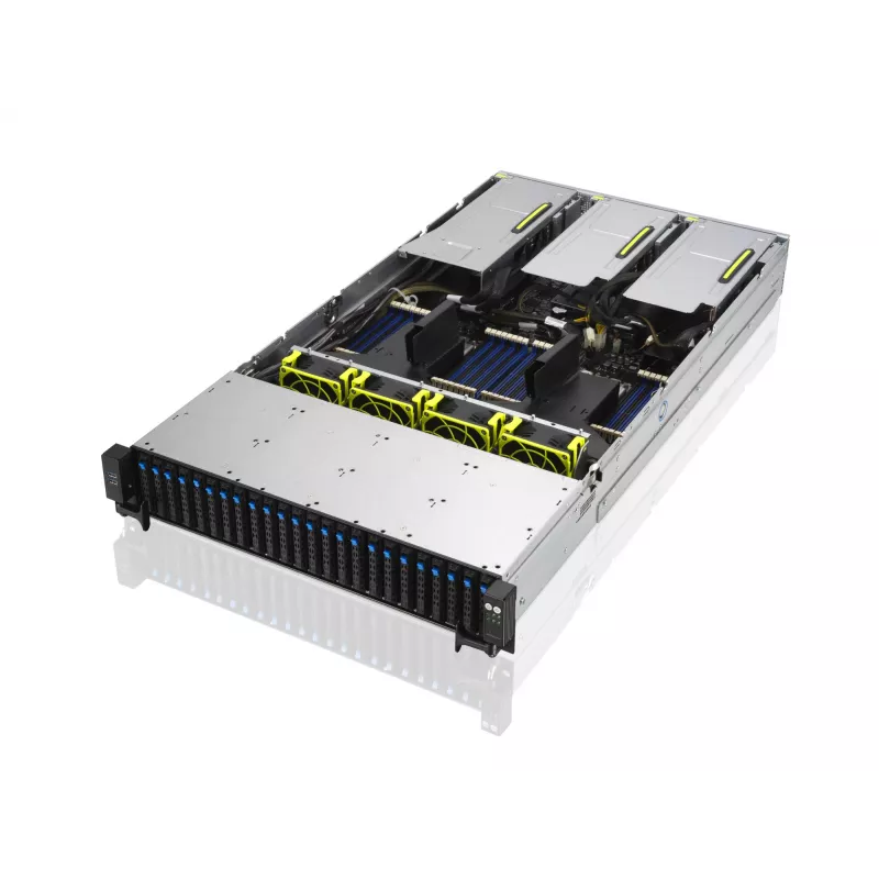 Kompiuterio korpusas ASUS RS720A-E11-RS24U Rack (2U) Sidabrinis