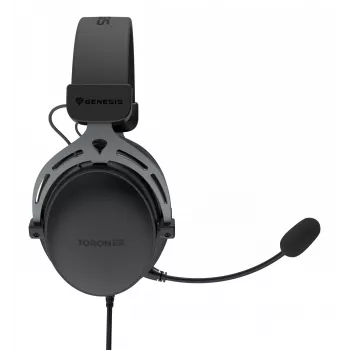 Laidinės binauralinės žaidimų ausinės Genesis Toron 531 — apgaubiančios, 32 Ω, 20–20000 Hz, 1 m laidas