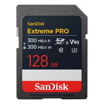 Flash atmintis SanDisk Extreme PRO 128 GB SDXC UHS-II Modelis SDSDXDM-128G-GN4IN