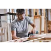 Bosch GEX 18V-125 PROFESSIONAL atsitiktinio orbitinio šlifuoklio 10000 RPM 20000 OPM juoda, mėlyna, pilka