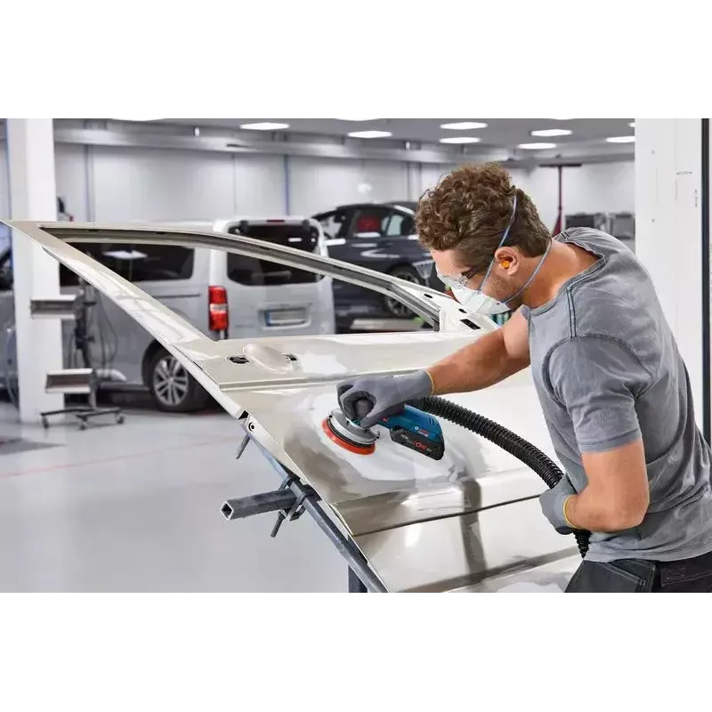 Bosch GEX 18V-125 PROFESSIONAL atsitiktinio orbitinio šlifuoklio 10000 RPM 20000 OPM juoda, mėlyna, pilka
