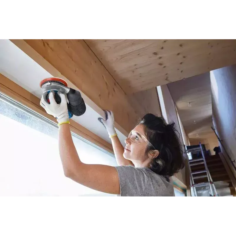 Bosch GEX 18V-125 PROFESSIONAL atsitiktinio orbitinio šlifuoklio 10000 RPM 20000 OPM juoda, mėlyna, pilka