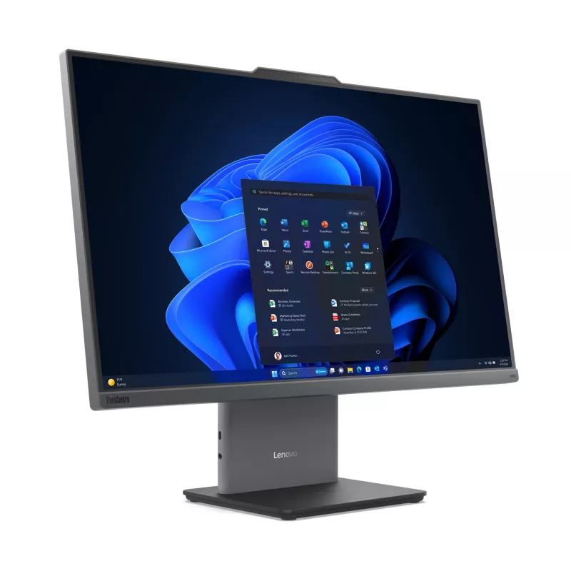 Lenovo ThinkCentre neo 55a 24 Gen 6 AMD Ryzen™ 5 220 60,5 cm (23,8 col.) 1920 x 1080 pikseliai Viskas viename kompiuteris 16 GB DDR5-SDRAM 512 GB SSD Windows 11 Pro Wi-Fi 6 (802.11ax) Pilka