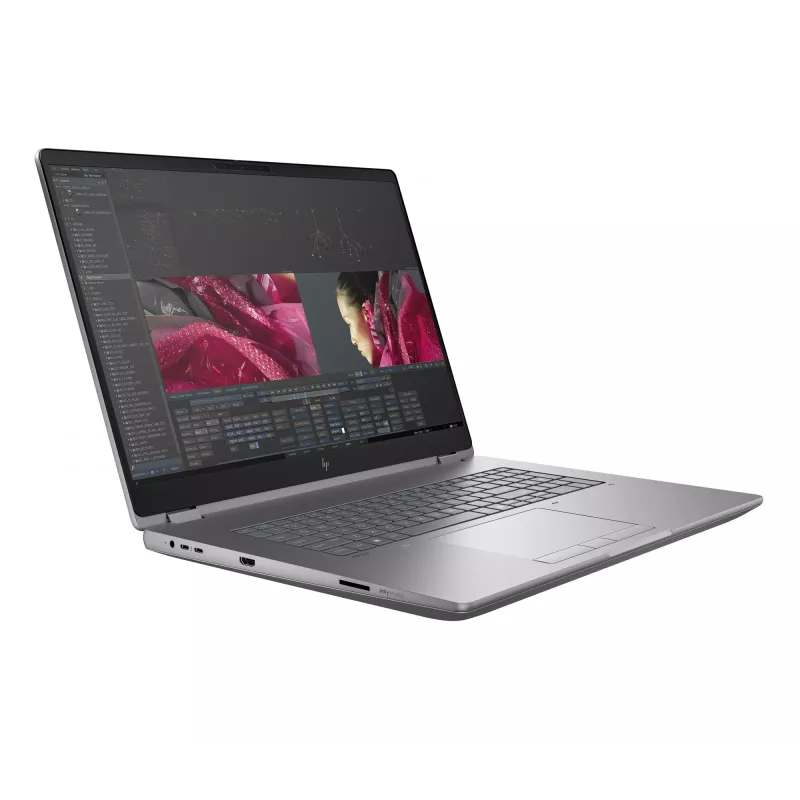 HP ZBook Fury G1i Intel Core Ultra 7 255HX Mobilioji darbo stotis 45,7 cm (18 colių) WQXGA 32 GB DDR5-SDRAM 1 TB SSD NVIDIA RTX PRO 2000 Blackwell Wi-Fi 7 (802.11be) Windows 11 Pro AI darbo stotis, AI kompiuteris sidabrinis