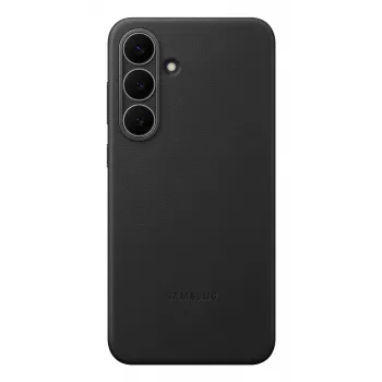 Samsung Kindsuit dirbtinės odos dėklas Galaxy S25 FE, Dėklas, Samsung, Galaxy S25 FE, 17 cm (6,7 col.), Juoda