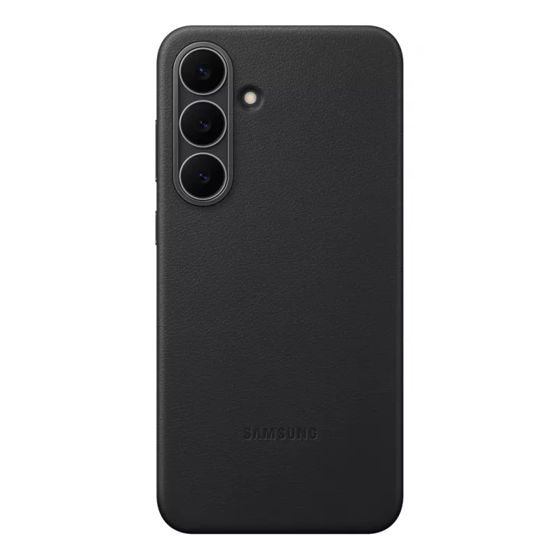Samsung Kindsuit dirbtinės odos dėklas Galaxy S25 FE, Dėklas, Samsung, Galaxy S25 FE, 17 cm (6,7 col.), Juoda