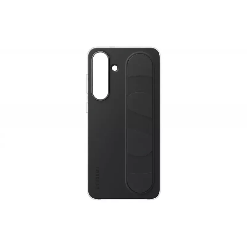 Apsauginis stovėjimo rankenos dėklas Samsung Galaxy S25 FE, Juodas, Stalinis stovas
