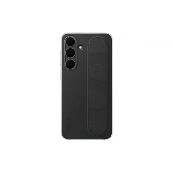 Apsauginis stovėjimo rankenos dėklas Samsung Galaxy S25 FE, Juodas, Stalinis stovas