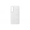 Stovimoji rankenėlė-dėklas Samsung Galaxy S25 FE – balta, stalinis stovas