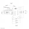 Neomounts FL40-430BL11 TV stulpo laikiklis 17-32 col. - skersmuo 28-60 mm