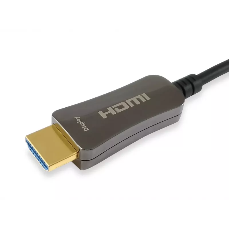 Equip HDMI 2.0 Active Optical kabelis AM/AM, 50 m, 4K/60Hz, 50 m, HDMI Type A (Standard), HDMI Type A (Standard), 3D, Juoda