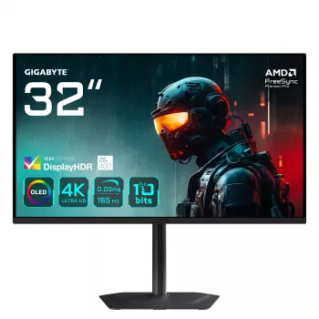 Monitorius GIGABYTE MO32U 31,5 colio OLED 4K UHD 3840 x 2160