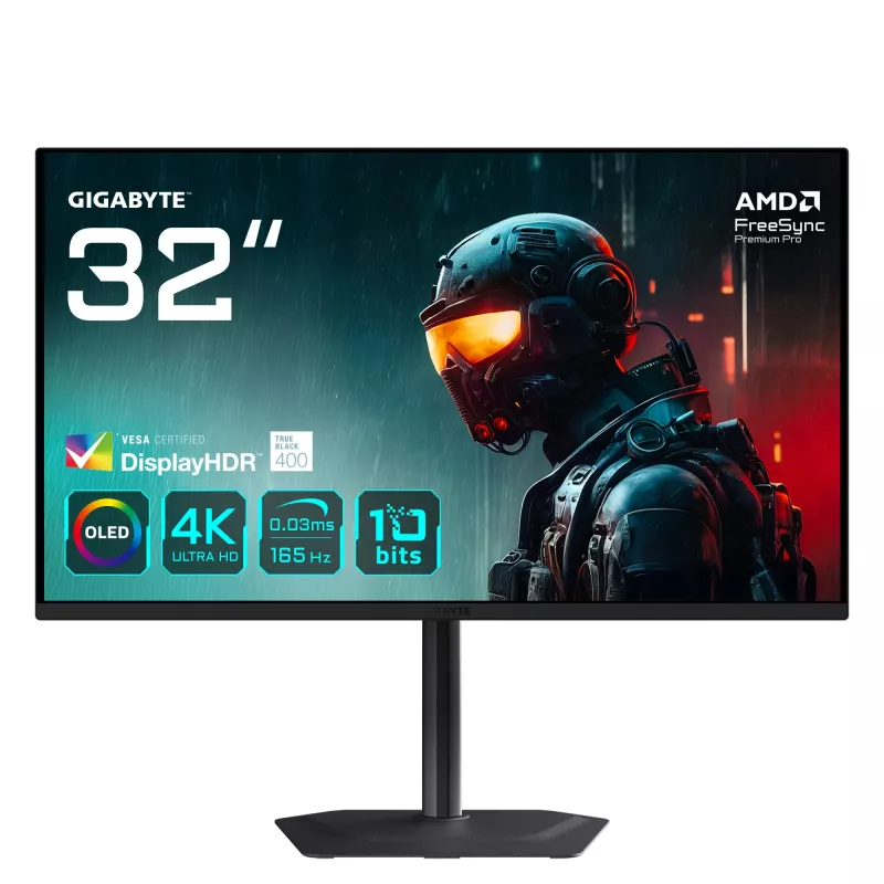 Monitorius GIGABYTE MO32U 31,5 colio OLED 4K UHD 3840 x 2160