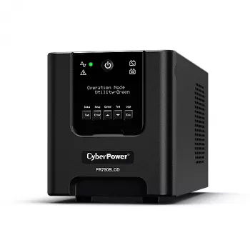 CyberPower PR750ELCD nepertraukiamo maitinimo šaltinis (UPS) Linijinis-interaktyvus 0,75 kVA 675 W 6 AC lizdai