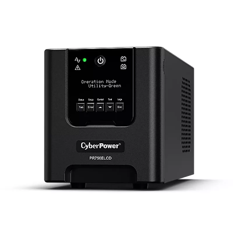 CyberPower PR750ELCD nepertraukiamo maitinimo šaltinis (UPS) Linijinis-interaktyvus 0,75 kVA 675 W 6 AC lizdai