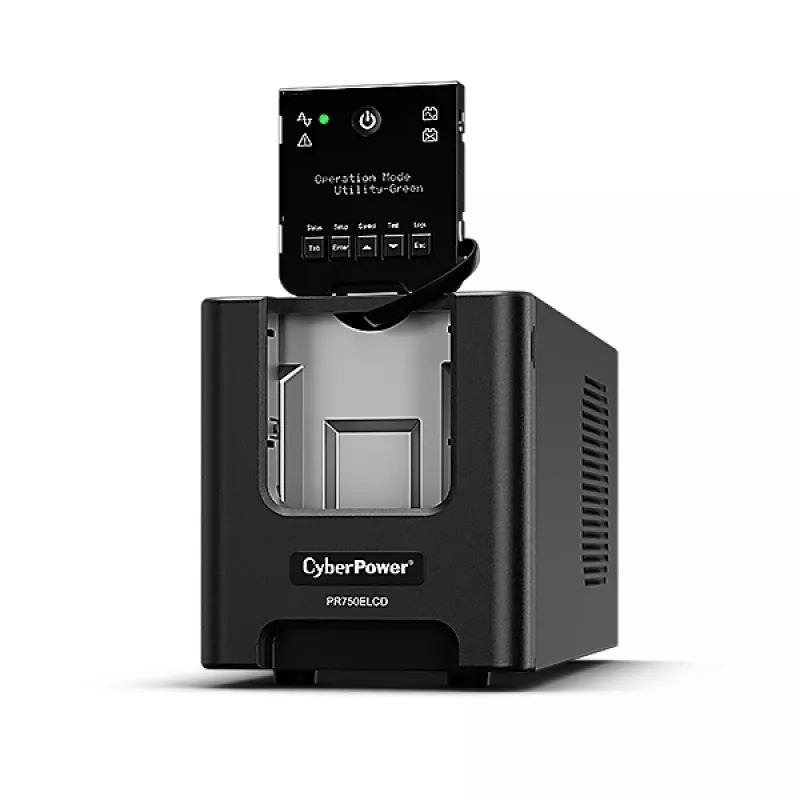 CyberPower PR750ELCD nepertraukiamo maitinimo šaltinis (UPS) Linijinis-interaktyvus 0,75 kVA 675 W 6 AC lizdai