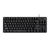 Logitech G G413 TKL SE mechaninė žaidimų klaviatūra, be skaičių bloko, laidinė USB, mechaniniai jungikliai, juoda