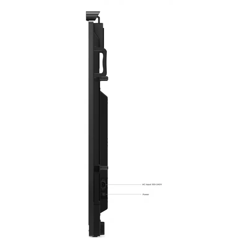 Lenovo ThinkVision T65 kompiuterio monitorius 165,1 cm (65 colių) 3840 x 2160 pikselių 4K Ultra HD LED jutiklinis ekranas Juoda