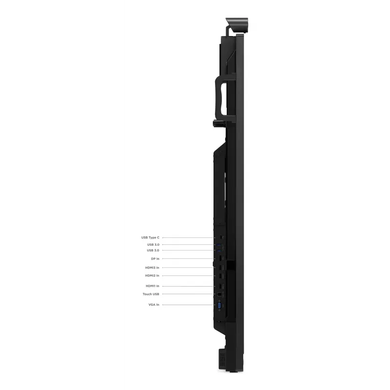Lenovo ThinkVision T65 kompiuterio monitorius 165,1 cm (65 colių) 3840 x 2160 pikselių 4K Ultra HD LED jutiklinis ekranas Juoda