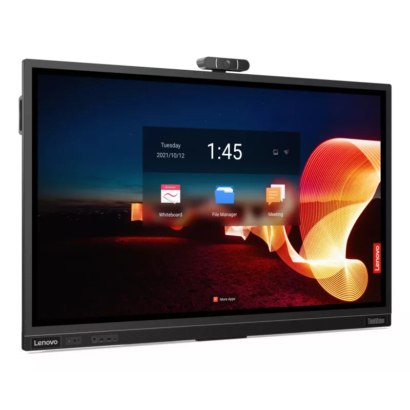 Lenovo ThinkVision T65 kompiuterio monitorius 165,1 cm (65 colių) 3840 x 2160 pikselių 4K Ultra HD LED jutiklinis ekranas Juoda