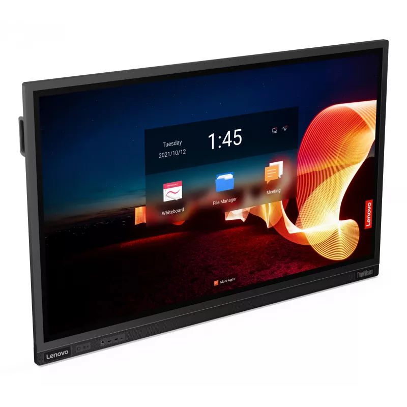 Lenovo ThinkVision T65 kompiuterio monitorius 165,1 cm (65 colių) 3840 x 2160 pikselių 4K Ultra HD LED jutiklinis ekranas Juoda