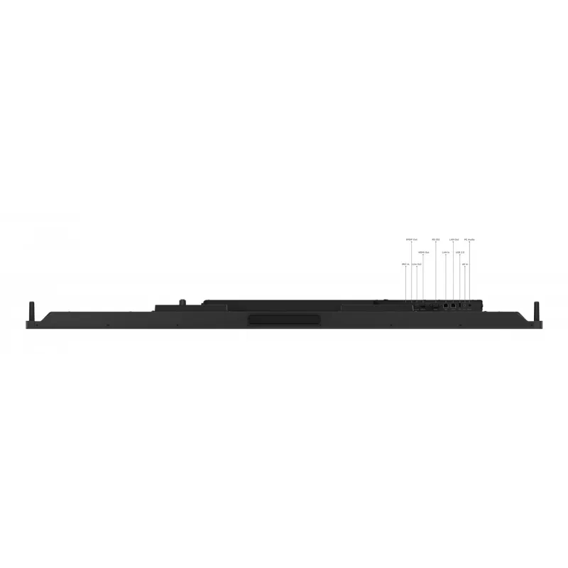 Lenovo ThinkVision T65 kompiuterio monitorius 165,1 cm (65 colių) 3840 x 2160 pikselių 4K Ultra HD LED jutiklinis ekranas Juoda