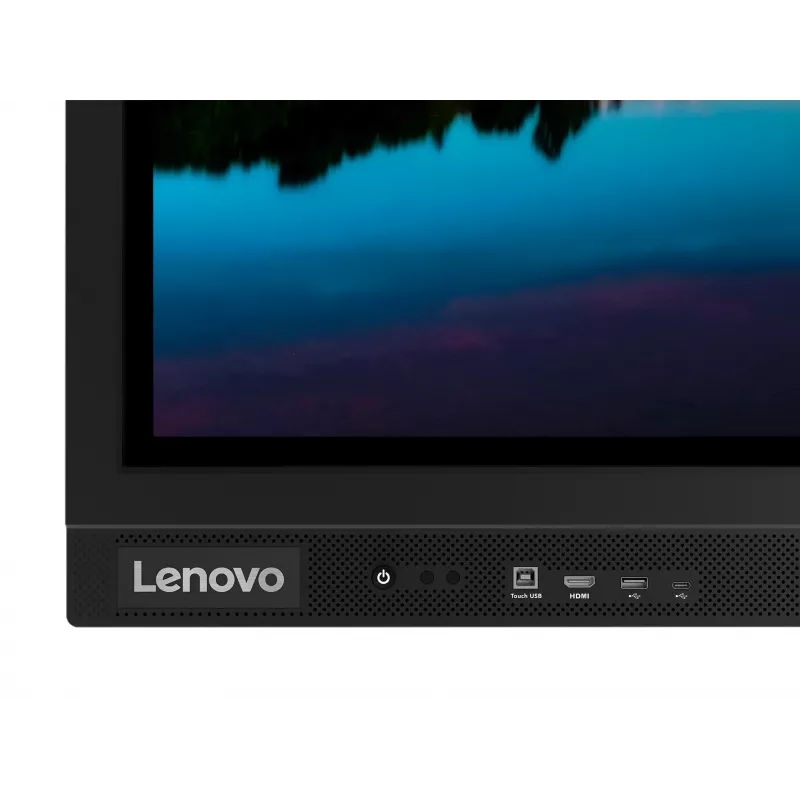 Lenovo ThinkVision T86 kompiuterio monitorius 2,18 m (86 colių) 3840 x 2160 pikselių 4K Ultra HD LED jutiklinis ekranas Juoda