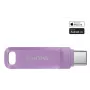 WESTERN DIGITAL SanDisk Ultra Dual Drive Go - 1 TB USB atmintinė - USB-C / USB-A - Violetinė