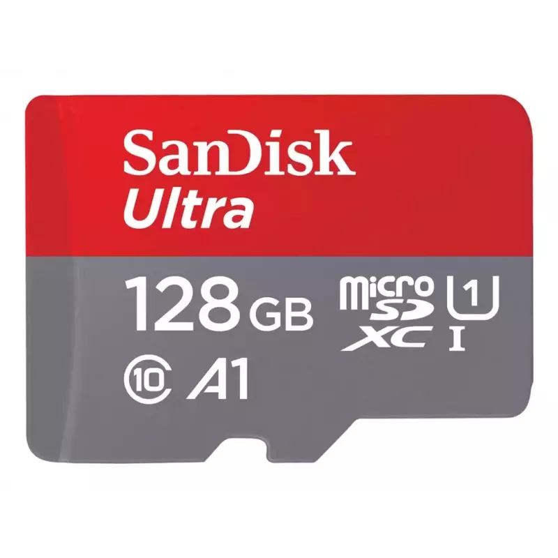WESTERN DIGITAL SanDisk Ultra micro SDXC 128GB plius SD adapteris 140 MB/s A1 Class 10 UHS-I – 2 vnt.