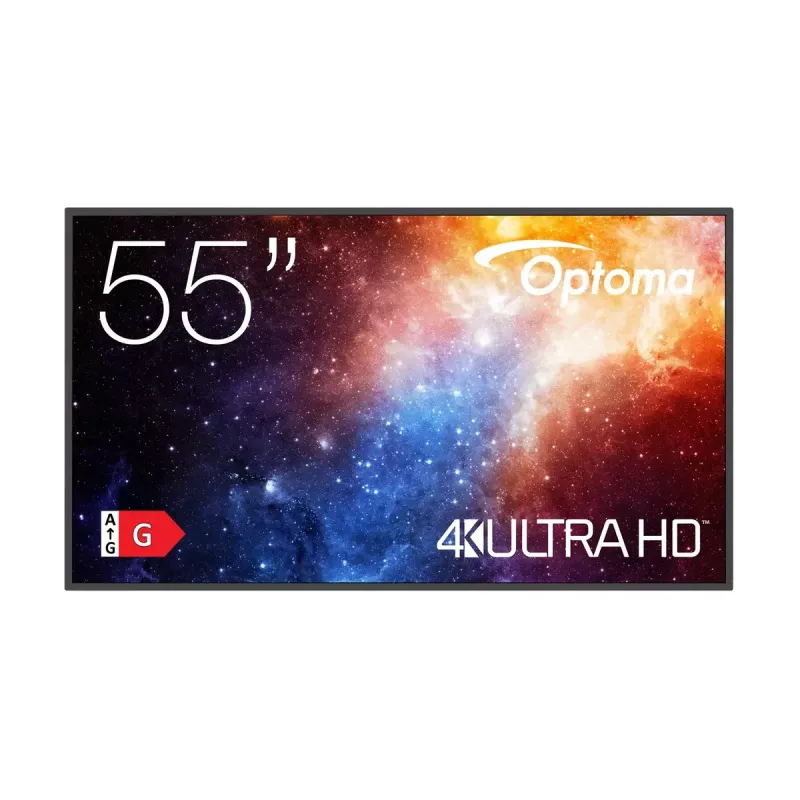 Skaitmeninės reklamos plokščiasis ekranas Optoma N3551K 55 colių LED 4K Ultra HD