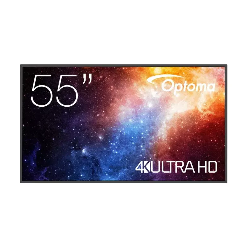 Skaitmeninės reklamos plokščiasis ekranas Optoma N3551K 55 colių LED 4K Ultra HD