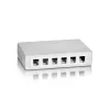 12 prievadų Keystone lizdo paviršinio montavimo dėžutė Equip 125460