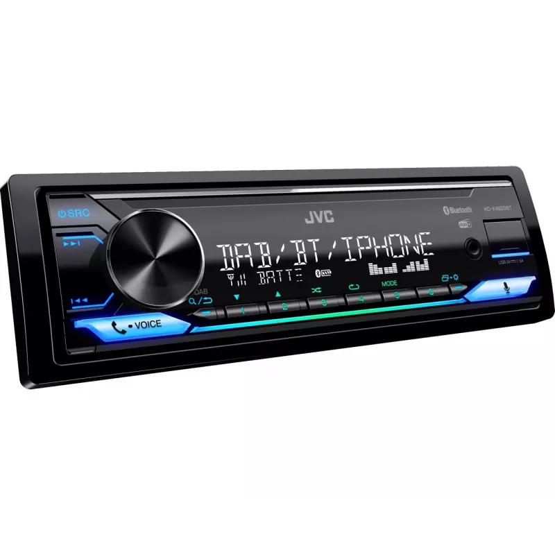 JVC KD-X482DBT Juoda 200 W Bluetooth